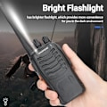 Pikkukuva 6 / 8: 2 kpl BaoFeng BF 888 S V2 UHF Radiopuhelin / Walkie Talkie Sisäänrakennettu LED-taskulamppu