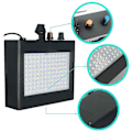 Miniatyrbilde 4 av 4: 180 Strobe Flash Lys Bærbar 35W RGB Fjernkontroll Lydstyring Strobe Hastighet Justerbar for Scene Disco -(WS)