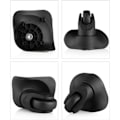 Miniatyrbilde 2 av 4: Et par kofferthjul Universal Durable Silent Rubber Multi-Way Reservehjul for Koffert Bagasje Reserve Repareringshjul (Stor Svart 2stk)