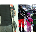 Miniatyrbilde 4 av 6: Snowboardholder - Utendørs Sports Skibindinger Håndholdt Snowboard Fikseringsstropper Borrelås Dobbel Brettstropper pink