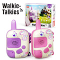 Pikkukuva 1 / 9: Lasten walkie-talkie pitkän matkan langaton lähetys summeri ulkoilma keskustelu piirretty lelu rannehihnan kanssa pony