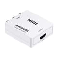 RCA (AV) till HDMI Adapter Vit White