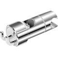 Miniatyrbilde 1 av 7: Hånddusjholder for 16-27 mm glidebane, justerbar erstatningsdusjholder, 360° rotasjon, med 2 kroker