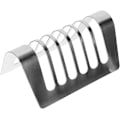 Miniatyrbilde 1 av 6: 1 stk Brødrist i Rustfritt Stål, Toast Holder, 6 Skiver, Bordstativ for Ristet Brød, Brødrist i Metall, Bakebrett, Frokost 6 kortplatser