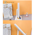 Miniatyrbilde 4 av 7: Opplyst Sminke Speil Toalettspeil - 3 Fargebelysningsmoduser 70 LED-er Tri-fold Speil, 1x/2x/3x Forstørrelse, Berøringskontroll Design, Bærbar HD Leather grain right angle