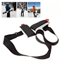 Miniatyrbild 3 av 6: Snowboardhållare - Utomhussporter Skidbindningar Handhållna Snowboardfästband Velcro Dubbla Brädstavar red