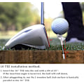 Miniatyrbilde 2 av 7: 10 stk golf tees uknuselige 10 grader golf tees plast profesjonell slitesterk øke avstand golf tilbehør