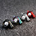 Miniatyrbilde 4 av 5: Elektrisk Mini Turbo Turbo Nøkkelring Spinning Turbine Nøkkel Flerfarget en størrelse