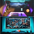 Miniatyrbillede 3 af 6: 2m IP65 LED-strimmel RGB SMD5050 - TV - Computer - Bil - USB MultiColor 4x 4x