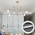 Miniatyrbild 5 av 5: 10 st 95 mm takfäste för taklampa, taklampstillbehör, taklampsbasplatta, taklampspanelmontering (dp)