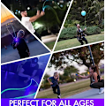 Miniatyrbillede 6 af 6: Helt ny Luminous Loop Lasso, Repskytt Propeller, Loop Lasso Rope Shooter Green