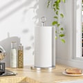Pikkukuva 3 / 4: Keittiöpaperiteline - Vapaasti seisova paperiteline keittiöpaperirullille, moderni keittiön tiskipöydän järjestäjä. silvery