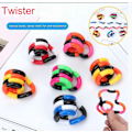 Miniatyrbild 2 av 4: 2-pack Tangle Twist Fidget-leksak / Sensorisk leksak flerfärgad