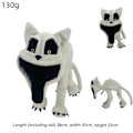 Pikkukuva 2 / 3: Uusi Monster Hoppy Hopscotch Pehmolelu Catnap Pehmolelu Smiling Critters Pehmo Täytetty Tyyny Nukke Lelut Mutant gray cat