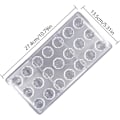 Miniatyrbillede 2 af 5: 2 STK Chokoladeform, Polycarbonat Chokoladeform, 3D Transparent Polycarbonat Chokoladeform