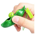 Miniatyrbild 2 av 3: 6-pack - Gröna bönor - Bönor - Fidgetleksaker - Leksak / Sensorisk Grön Grön one size