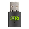 USB WiFi-adapter 600M BT 5.0 Driverfri 2.4G 5G Dual Band Trådløs Netværksadapter
