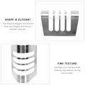 Miniatyrbilde 5 av 8: 1 stk Brødrist i Rustfritt Stål, Toast Holder, 4 Skiver, Bordstativ for Ristet Brød, Brødrist i Metall, Bakestativ, Frokost 4 kortplatser