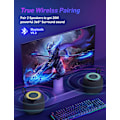 Pikkukuva 5 / 7: Bluetooth-kaiutin Mini Kannettava Langaton Ulkokaiutin RGB-valoilla 360° Surround Stereo Bass Bluetooth V5.3 Pieni Tasku Suihkukaiutin