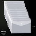 A5 Plastfickor Genomskinliga - 10 Pop Up-fickor Polypropylenmapp Present