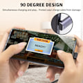 Miniatyrbild 4 av 5: USB C 90 Graders Adapter för USB 4 Kabel Adapter, 40Gbps USB C Adapter, 2-Pack UP Vinkel Typ C Förlängare 8k Videoskärm