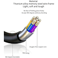 Pikkukuva 8 / 8: Luujohtokuulokkeet Bluetooth Open Ear Langattomat HiFi Stereo -kuulokkeet mikrofonilla urheiluun, kuntoiluun, pyöräilyyn, juoksuun, ajamiseen (harmaa) Grey