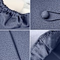 Miniatyrbillede 3 af 7: Mat sort afgangshat med kvast til unisex voksne