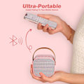 Pikkukuva 3 / 8: Karaoke-kone lapsille, jossa 2 langatonta mikrofonia, kannettava Bluetooth-kaiutin, lahjalelut tytöille ja pojille syntymäpäivänä Pink 2 Mic