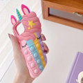 Miniatyrbillede 2 af 8: Pop It Fidget Legetøj Telefoncover til iPhone Beskyttelse Blød Silikone - spot sale iphone11 iphone11