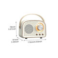 Miniatyrbillede 2 af 10: Mini Radio Bluetooth Højttaler GRØN Grøn Green