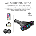 Miniatyrbillede 3 af 8: Dobbelt Hoved Bluetooth FM Sendemodul Bilradio Adapter MP3 Afspiller