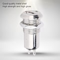 Miniatyrbillede 5 af 8: 10 stk. Nøgleafbryder Tønde Metal ON/OFF Strømlås Rustfrit Stål med Nøglemøtrik 12mm AC DC220V (Dobbelt Træk)