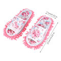 Miniatyrbillede 1 af 2: Multifunktionelle, skridsikre gulvstøvsrensningssko - Hjemmerens - Pink