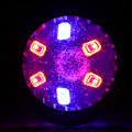 Pikkukuva 1 / 2: 85-265V E27 10LED Kukkakasvien Kasvualamppi Kupera Lamppu (E27 10LED)