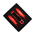 Miniatyrbillede 5 af 8: Nøglefob Cover Shell Beskytter Bil Modificering Udskiftning til Panamera Cayenne MACAN Boxster Cayman 911 718Orange