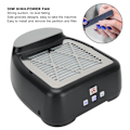 Miniatyrbild 6 av 8: 30W Justerbar Nageldammsamlare Stark Sugkraft Nagelsalongsdammsugare Manikyrverktyg UK-kontakt 110‑240V