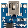 Miniatyrbillede 1 af 2: 10 stk. Mini USB 1A Lithium Batteri Lademodul Ladebræt 4.5V‑5.5V