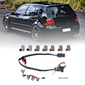 Miniatyrbillede 7 af 8: 8 stk. Transmission Wiring Harness Skift Solenoid Sæt 01M G93 Slidstærkt Udskiftning til MK3 MK4
