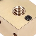 Miniatyrbillede 3 af 8: 3D Printer Varmeblok Messing Høj Hårdhed Høj Temperaturbestandighed Præcis Udskiftningsvarmeblok til V6 Messing