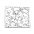 Miniatyrbillede 2 af 2: 1 stk. Nytt Kulstofstål DIY Papirklipningskort Skæredør Embossing Håndværk Glædelig Jul (003)
