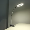 Miniatyrbilde 6 av 8: USB-ladbare bordlampe med dimmefunksjon, leselys for studier, øyevern, klipslampe