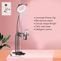 Miniatyrbilde 5 av 8: 5 tommers sammenleggbar LED-lampe for live-streaming, tatovering, sminke og negledesign - Justerbar