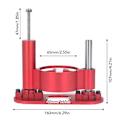 Miniatyrbillede 6 af 8: Router Løftebase Maksimal 47mm Højde Aluminium Legering Rustfrit Stål Stang Træbearbejdning Løftebord Base
