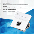 Miniatyrbilde 7 av 8: Nettverkskontaktmodul CAT6A RJ45 Fransk Adapter Skjermet ABS Tilbehør for Datamaskin