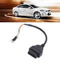 Miniatyrbillede 7 af 8: 16-polet OBD-kabeladapter ABS Sort Motordiagnostisk Værktøj til Lastbil Køretøj Motorcykel