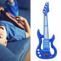Miniatyrbild 7 av 8: Elektrisk Gitarr Leksak Multifunktionell Hopfällbar Barn Gitarr Piano Musik Pedagogisk Leksak för Barn Blå