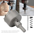 Miniatyrbillede 5 af 8: Karbid Hulssav Metal Gennemslibningsbor til Metal Tyk Plade Industriforsyninger φ60mm