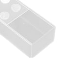 Miniatyrbild 4 av 8: Akrylblomvas Lång Rektangel Transparent Modern Vas 12 Hål Blomlåda med LED-lampor