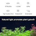 Miniatyrbillede 3 af 5: 15W LED Akvarielys, Udvidbar Vandtæt Akvatisk Plantelys til Fiskekum