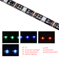 Miniatyrbild 6 av 8: USB-driven RGB-LED-remsa med flera färger, 5050 SMD, för dator, TV, PC-bakgrundsbelysning